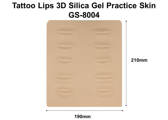Lips 3D Silicone Tattoo Practice Skin Disposable Weight 105g Easy Practice