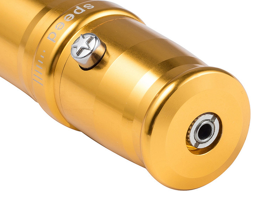 Golden Cosmetic Tattoo Machine Stainless Steel Electric Semi Permanent