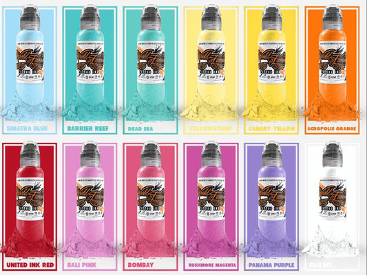 Pastel Eternal Tattoo Ink Set Permanent Makeup Health No Fade Effect Lasting